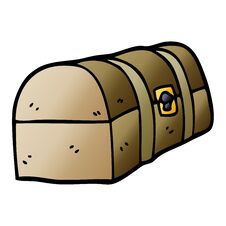 Free Cartoon Doodle Trunk Box Royalty Free Stock Photos - 257095208