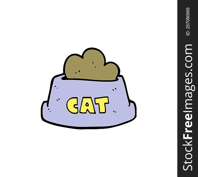 cartoon cat food