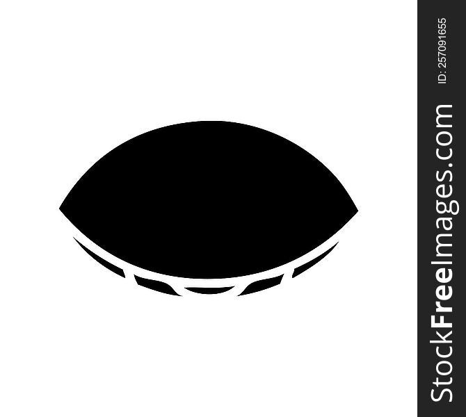 Flat Symbol Sleeping Eye