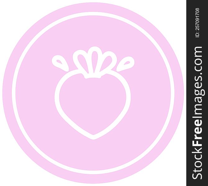 Fresh Fruit Circular Icon