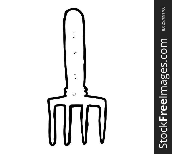 Cartoon Fork