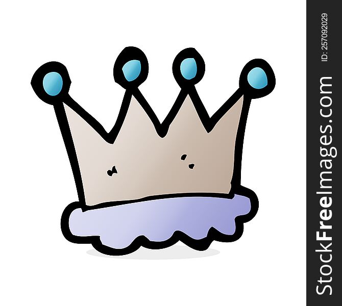 Cartoon Crown Symbol