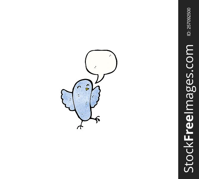 cartoon bluebird