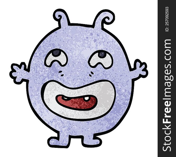 Cartoon Doodle Monster