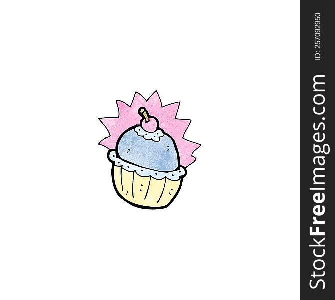 Cartoon Cupcake