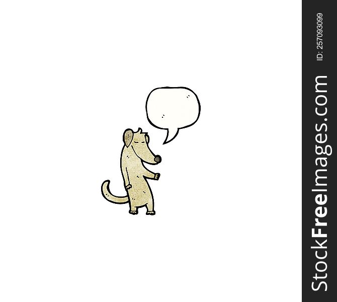 cartoon talking dog
