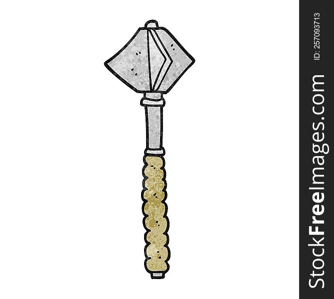 Textured Cartoon Medieval Mace