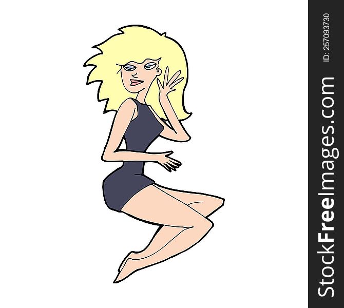 cartoon sexy woman