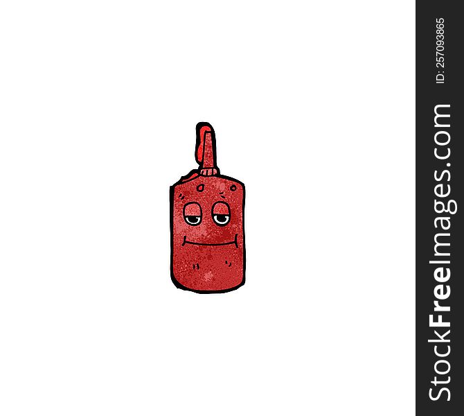 ketchup bottle cartoon