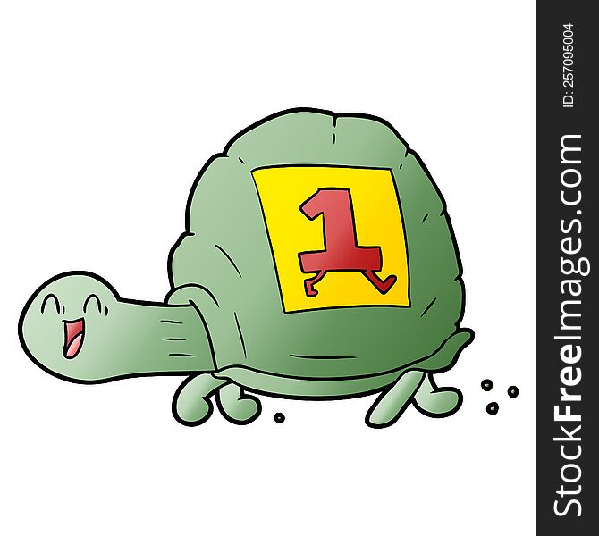 cartoon tortoise. cartoon tortoise