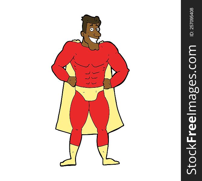 Cartoon Superhero