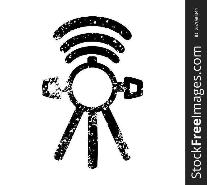 communications satellite icon symbol