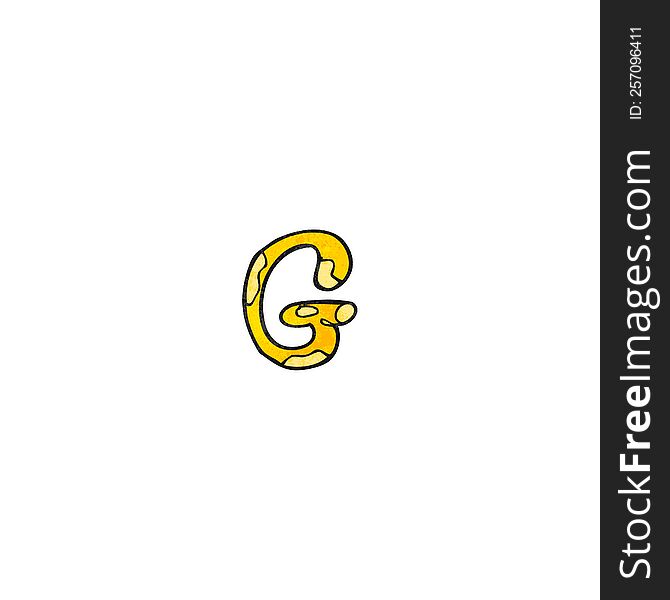 child\'s drawing of the letter g