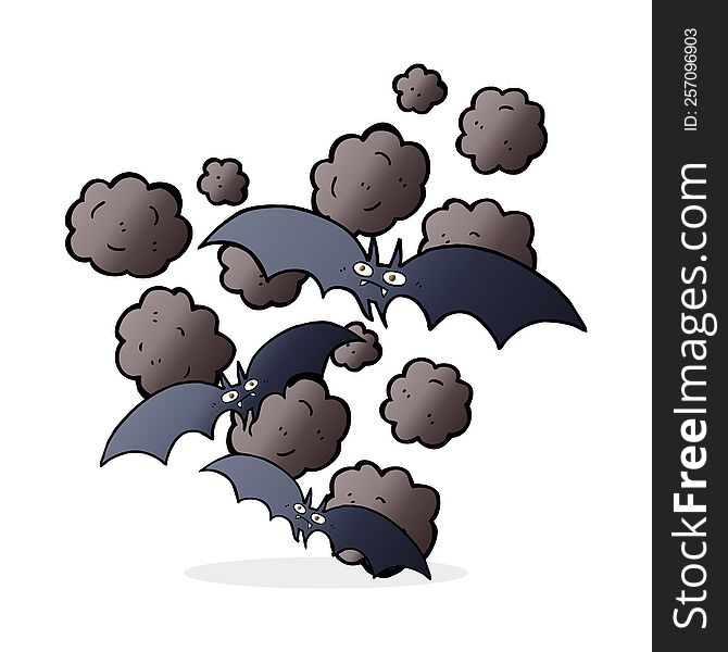 cartoon vampire bats