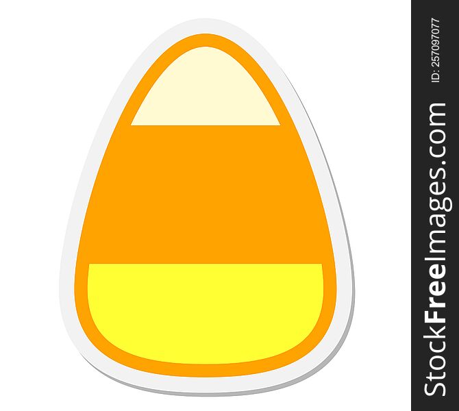 Candy Corn Sticker