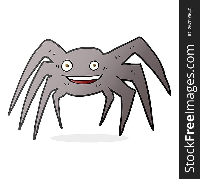 Cartoon Happy Spider