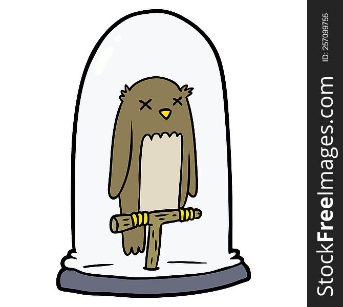 cartoon stuffed owl. cartoon stuffed owl