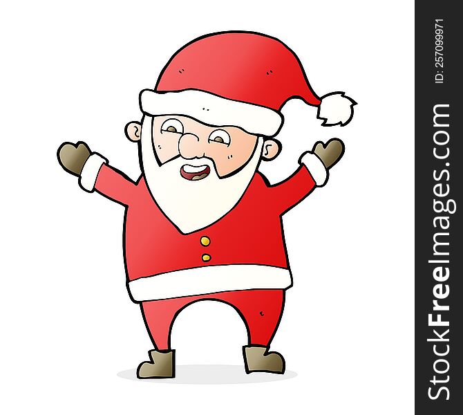 Cartoon Santa Claus