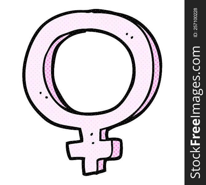 Cartoon Female Symbol