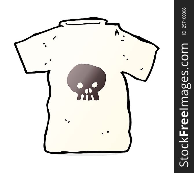 Cartoon Skull Tee