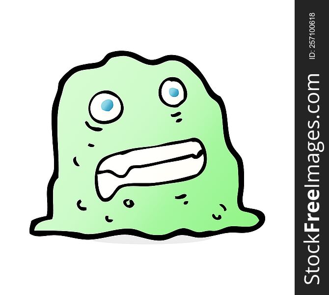 Cartoon Slime Creature