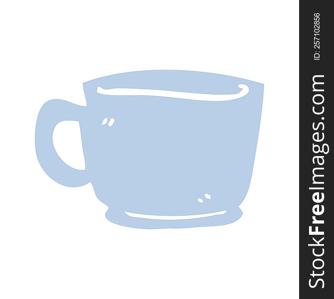 cartoon doodle of a tea cup