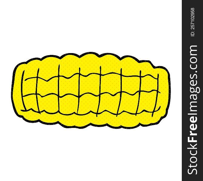 cartoon corn cob