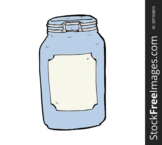 Cartoon Jar