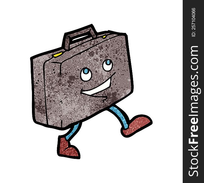 cartoon briefcase