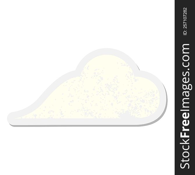 cloud grunge sticker