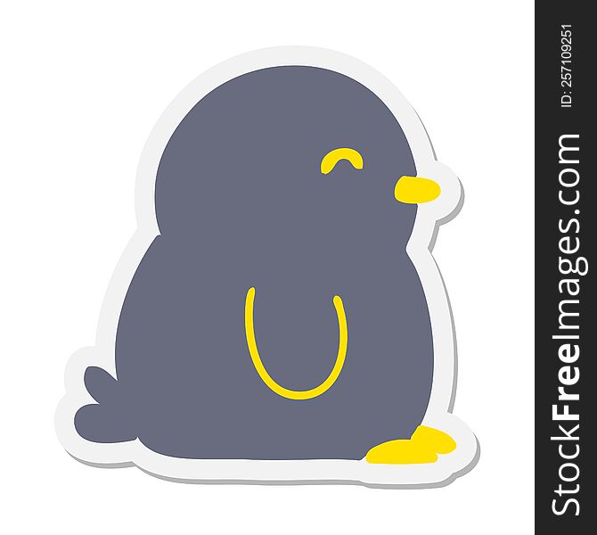 Cute Little Penguin Sticker