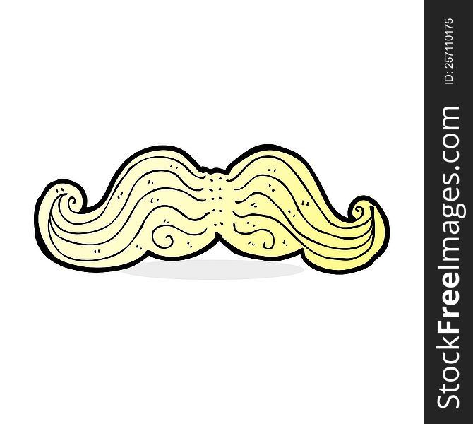 Cartoon Mustache