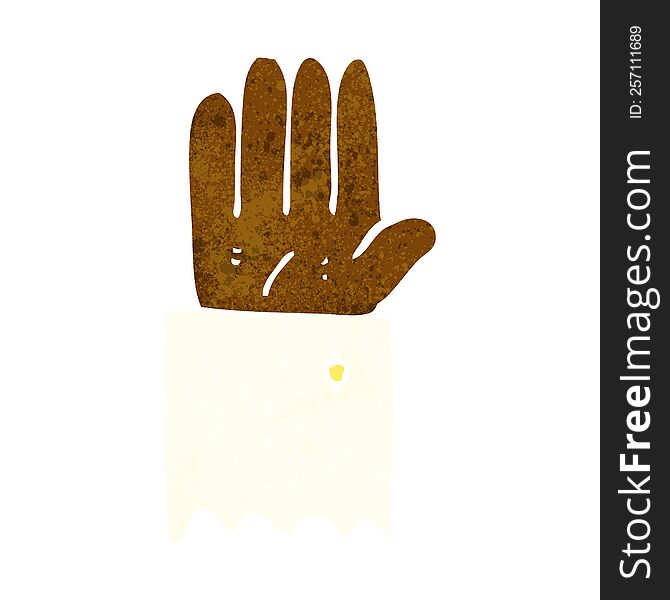 cartoon hand symbol