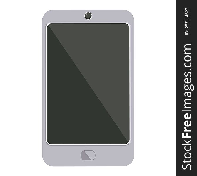 cell phone graphic vector illustration icon. cell phone graphic vector illustration icon