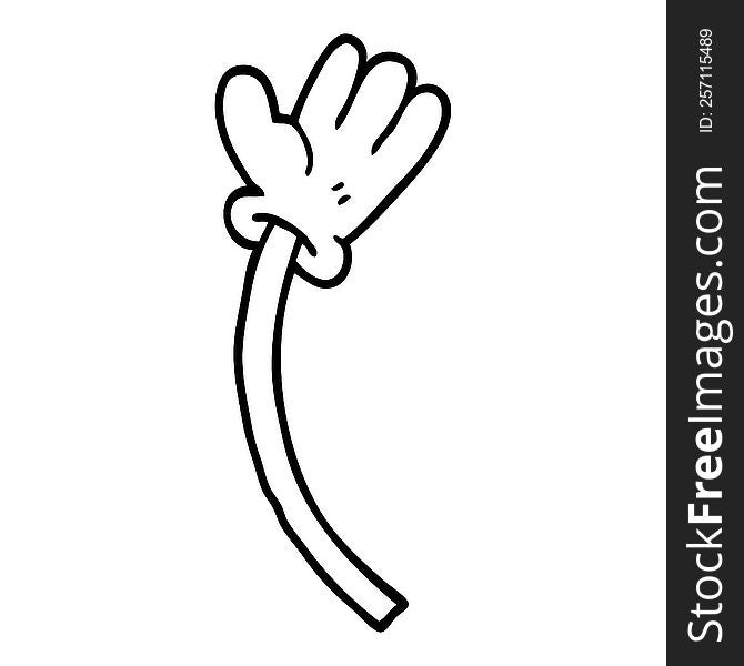 line drawing cartoon hand gestures