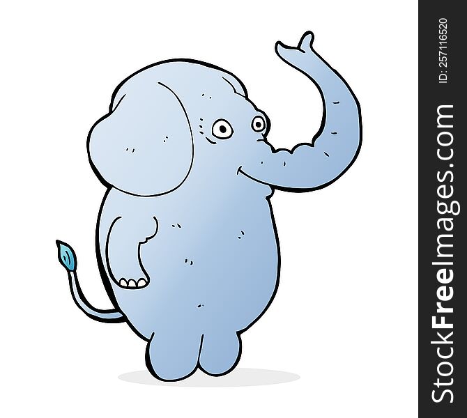 Cartoon Funny Elephant