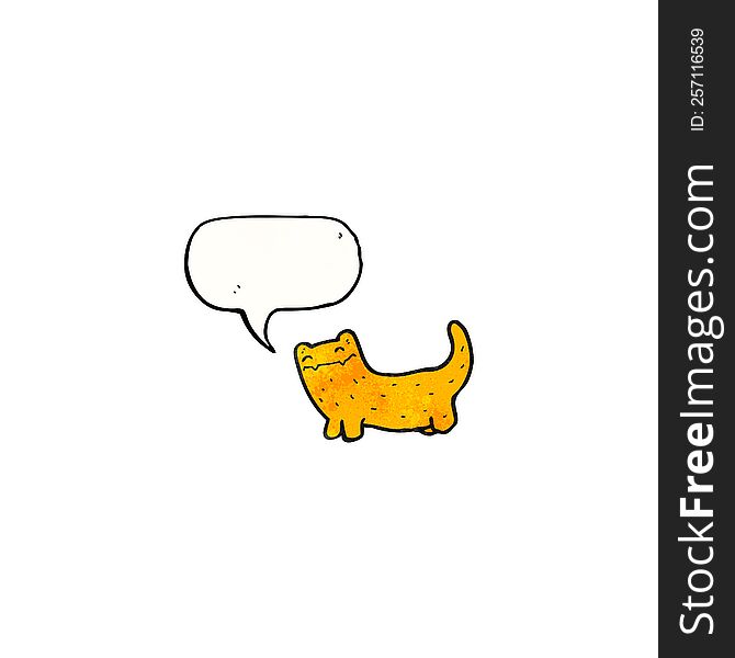 cat talking cartoon