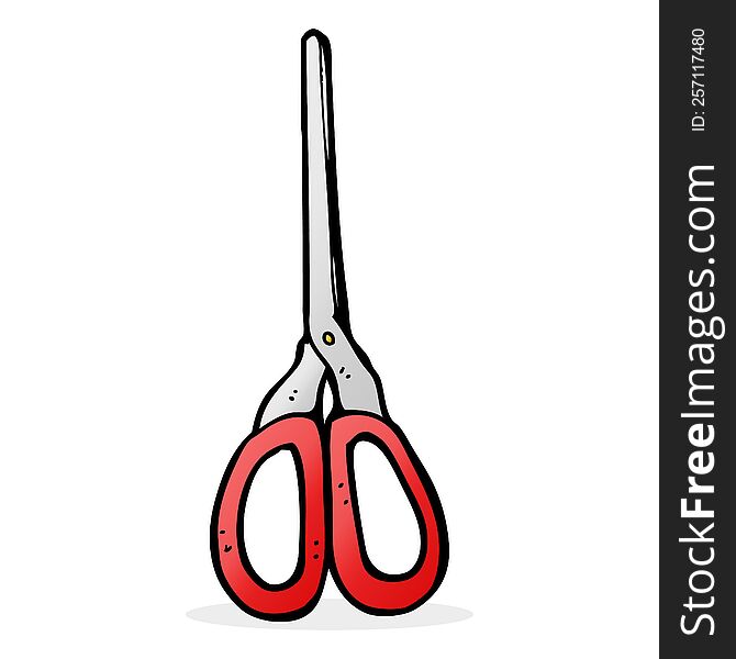 cartoon scissors