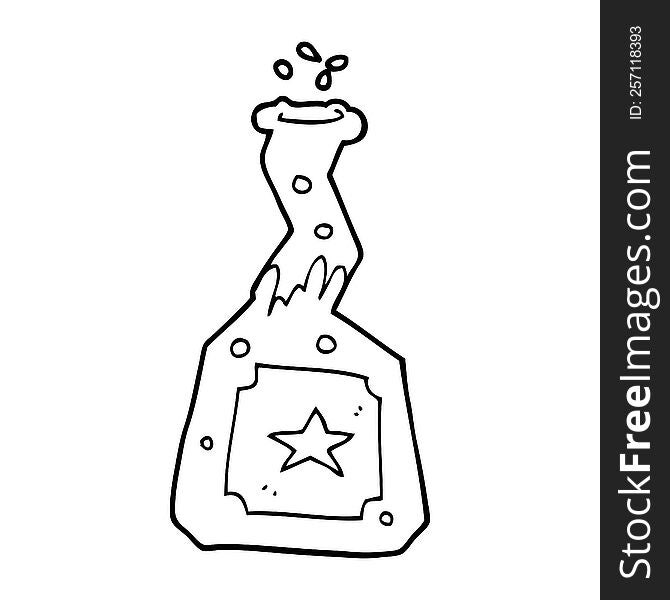 Line Drawing Cartoon Experiment Potions