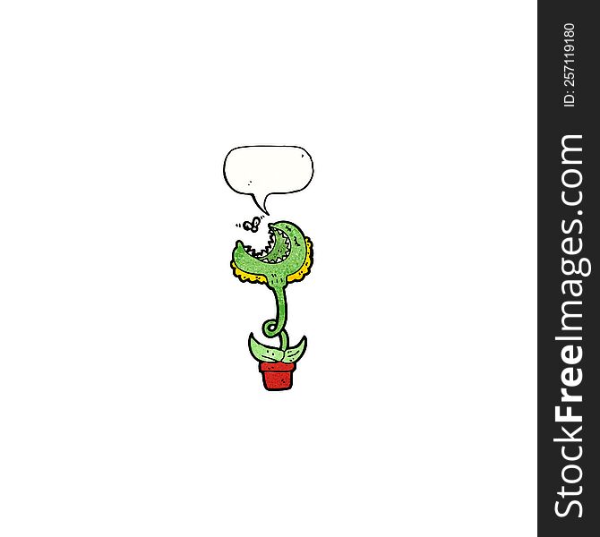 Carnivorous Plant Cartoon