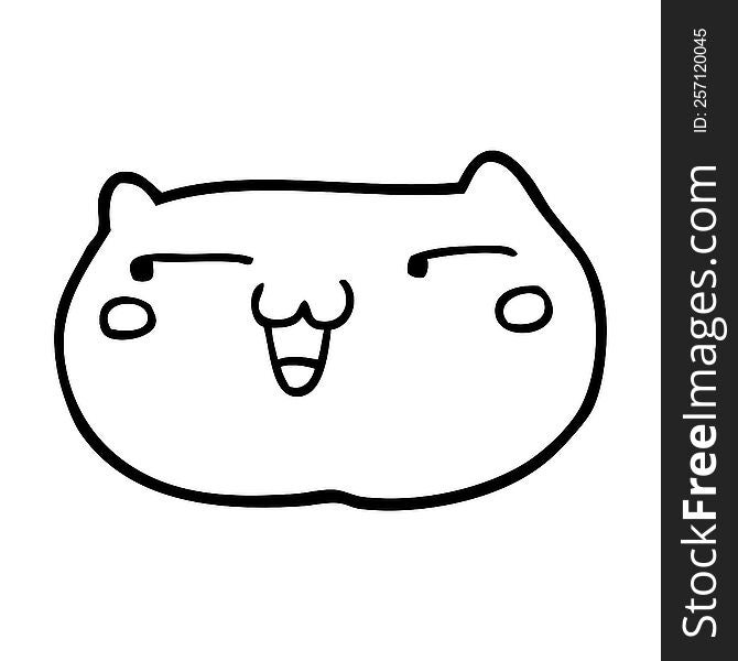 Cartoon Cat Face