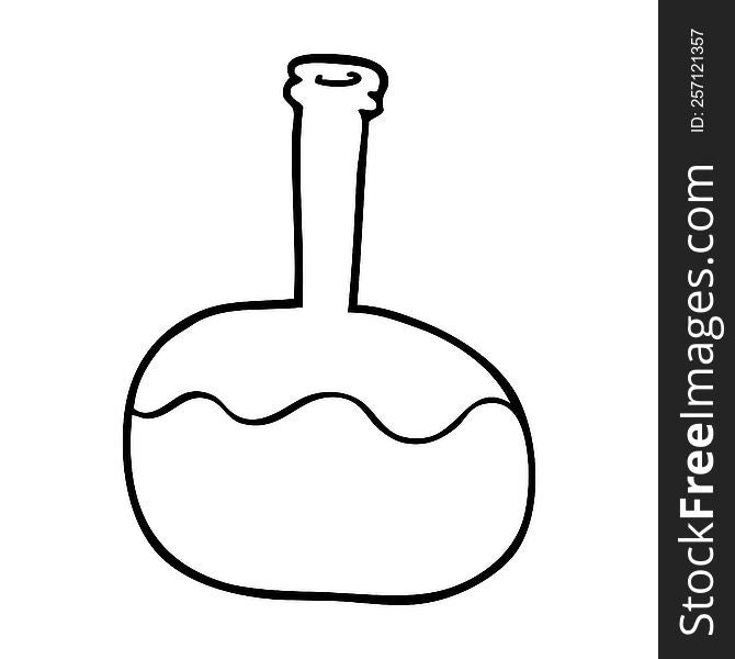 Line Drawing Cartoon Experiment Potions