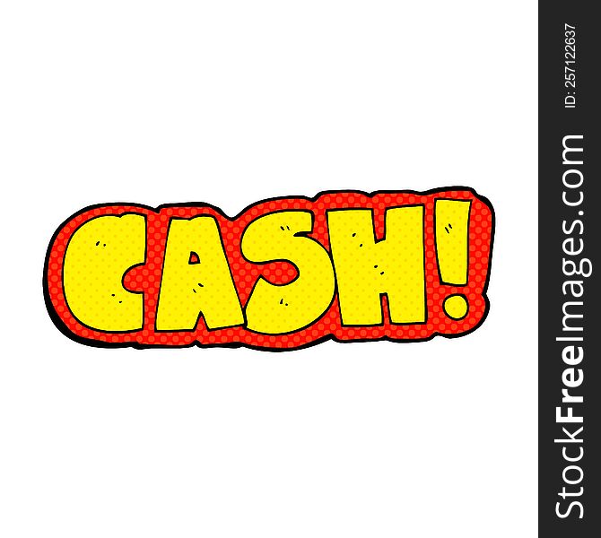 cartoon cash symbol