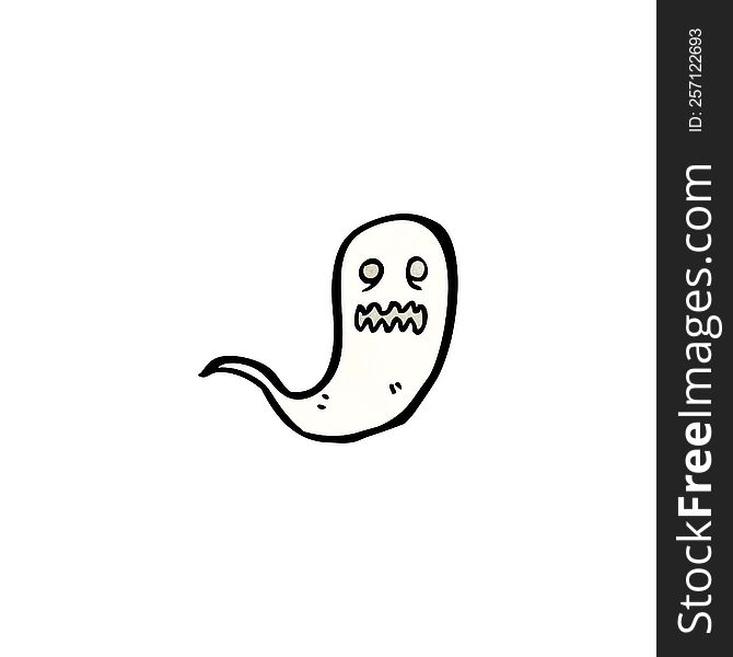Cartoon Spooky Ghost