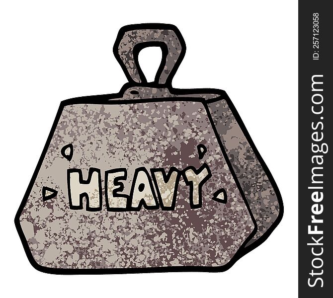 grunge textured illustration cartoon heavy weight