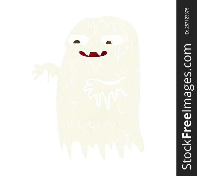 Cartoon Gross Slime Ghost