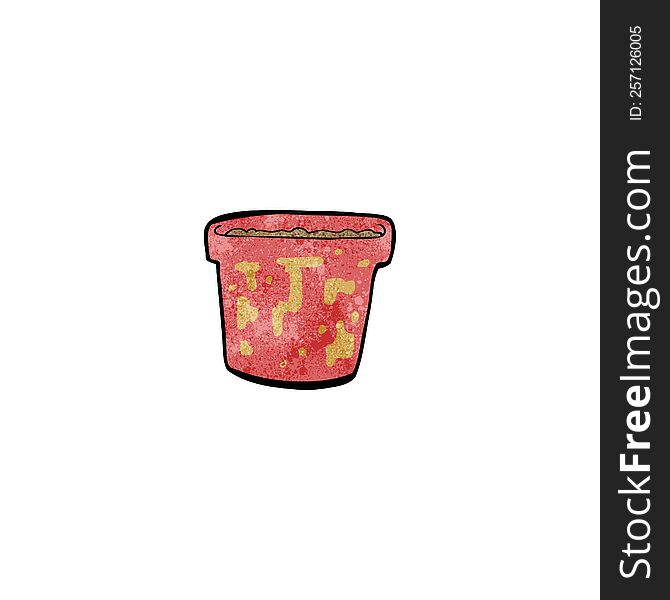 cartoon flowerpot