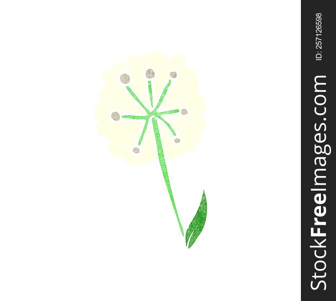 cartoon dandelion