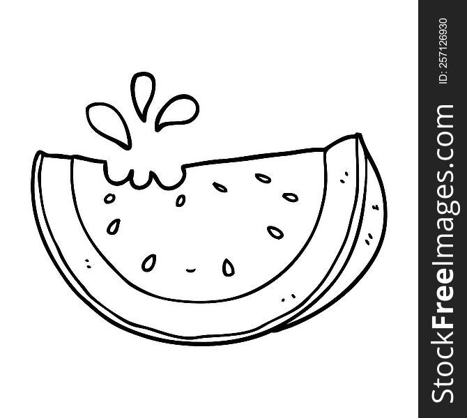 cartoon watermelon