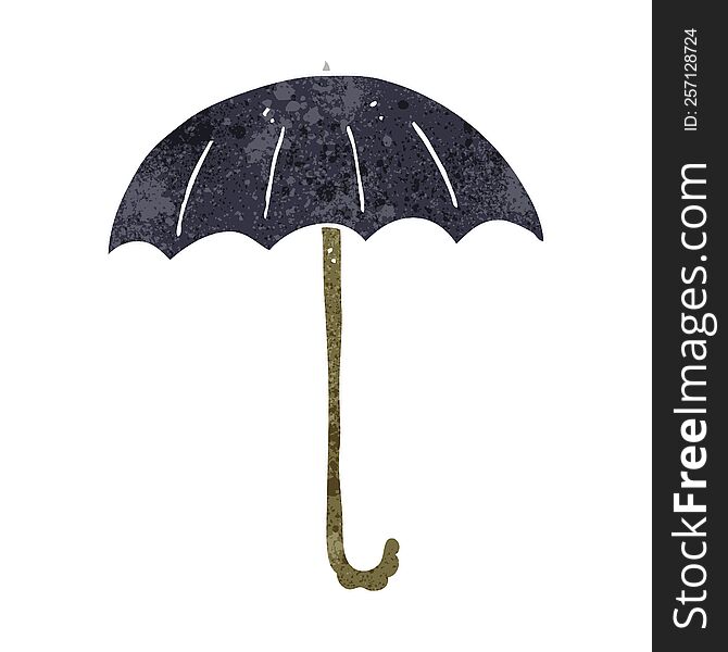 Retro Cartoon Umbrella